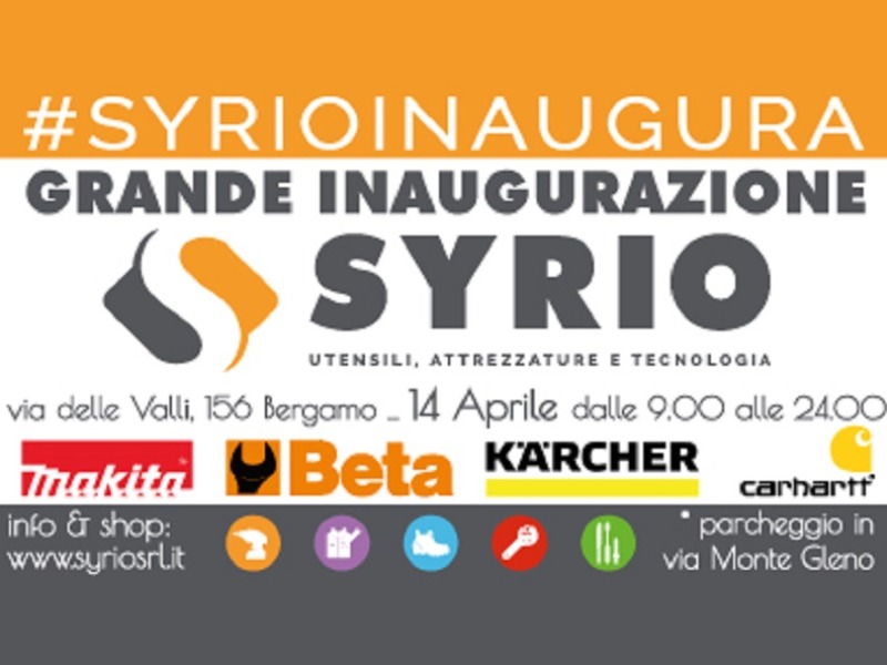 Grande Inaugurazione SYRIO